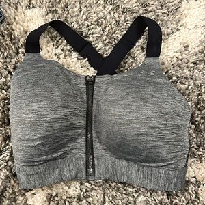 Under armour high impact front zip sports bra